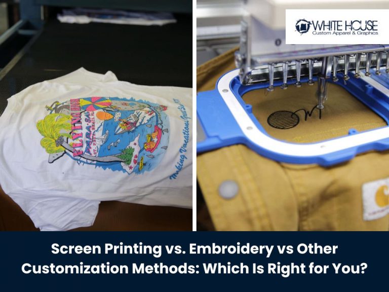 Screen Printing vs. Embroidery vs Other Customization Methods: Which Is Right for You?